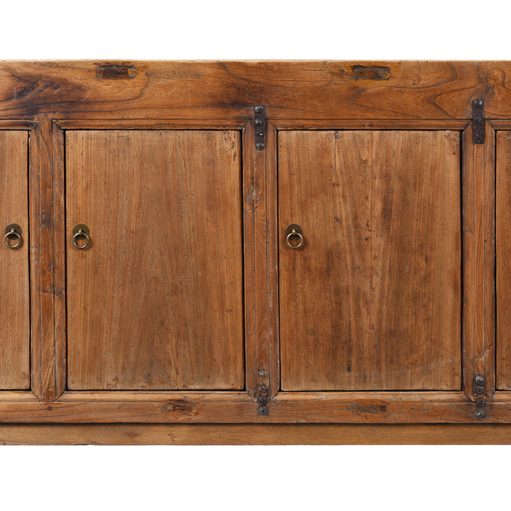 Doors Detail From Antique Mongolian 5 Door Sideboard | Indigo Antiques
