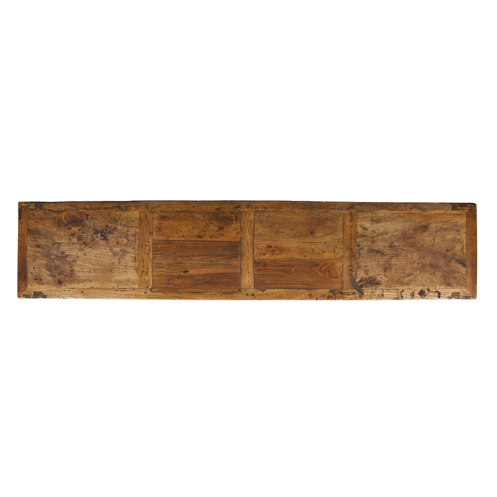 Top Down VIew Of Antique Mongolian 5 Door Sideboard | Indigo Antiques