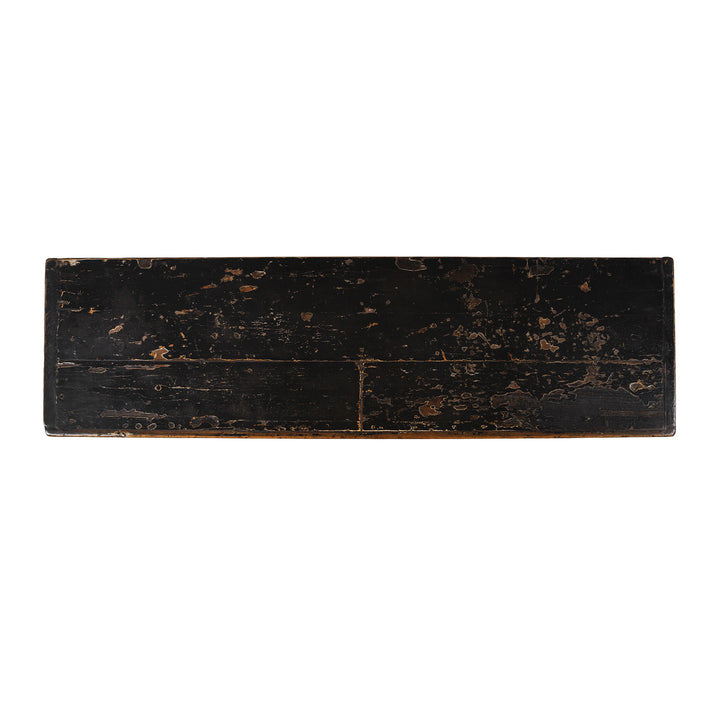 Top Down View Of Antique Mongolian Painted Sideboard | Indigo Antiques