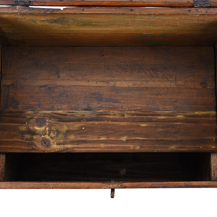Interior Detail From Option 1 Antique Mongolian Tiger & Mongoose Boxes | Indigo Antiques