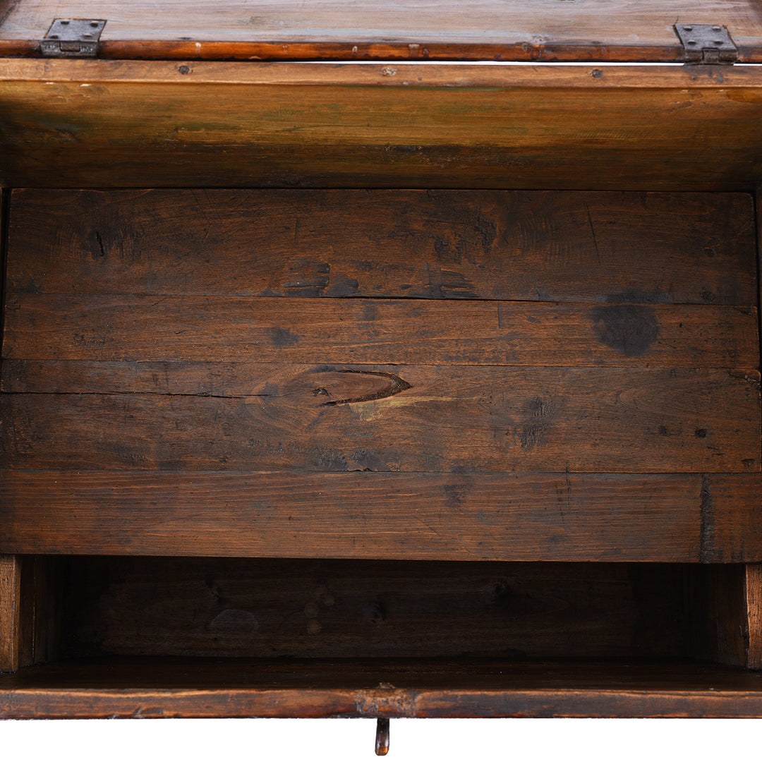 Interior Detail From Option 2 Antique Mongolian Tiger & Mongoose Boxes | Indigo Antiques