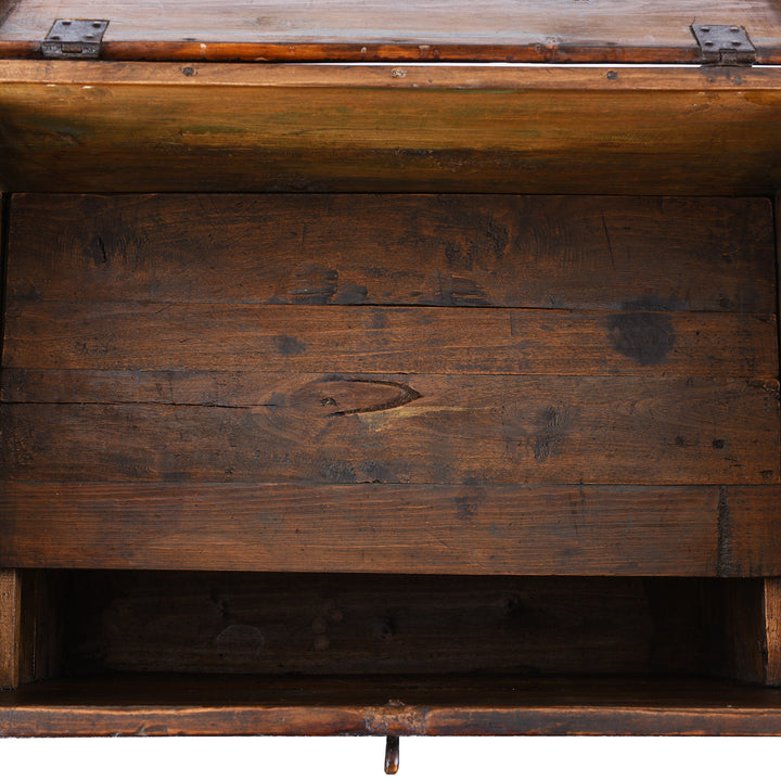 Interior Detail From Option 2 Antique Mongolian Tiger & Mongoose Boxes | Indigo Antiques