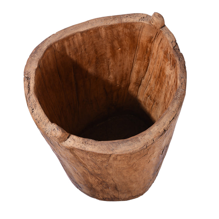 Interior Of Antique Umbrella Stand From Gansu | Indigo Antiques