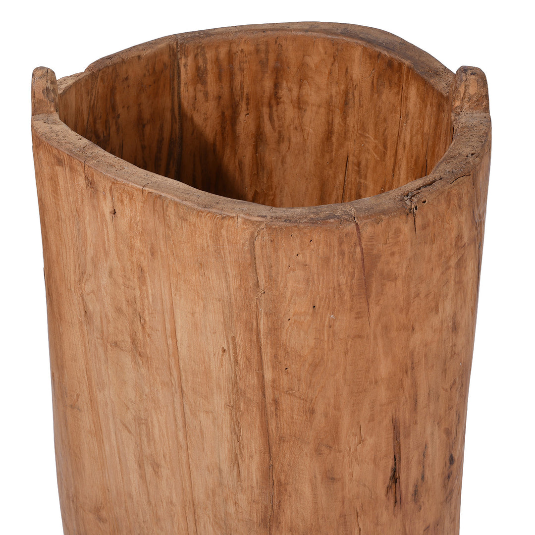 Rim Detail From Antique Umbrella Stand From Gansu | Indigo Antiques