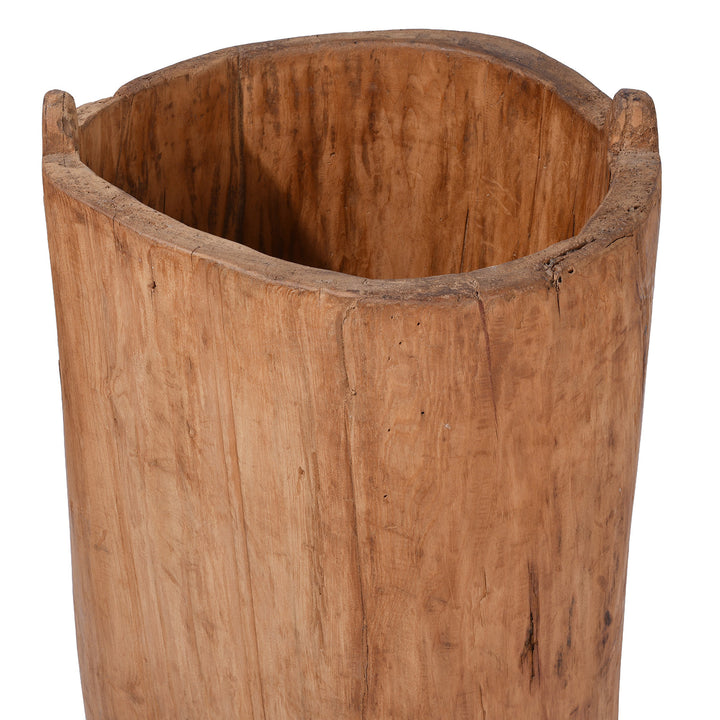 Rim Detail From Antique Umbrella Stand From Gansu | Indigo Antiques