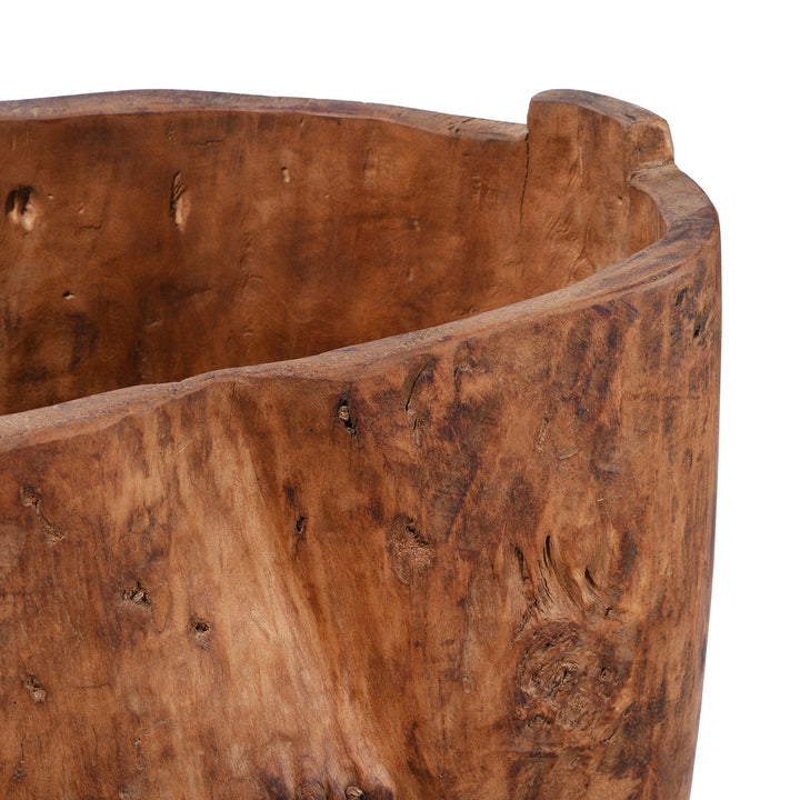 Rim Detail From Antique Umbrella Stand From Gansu | Indigo Antiques