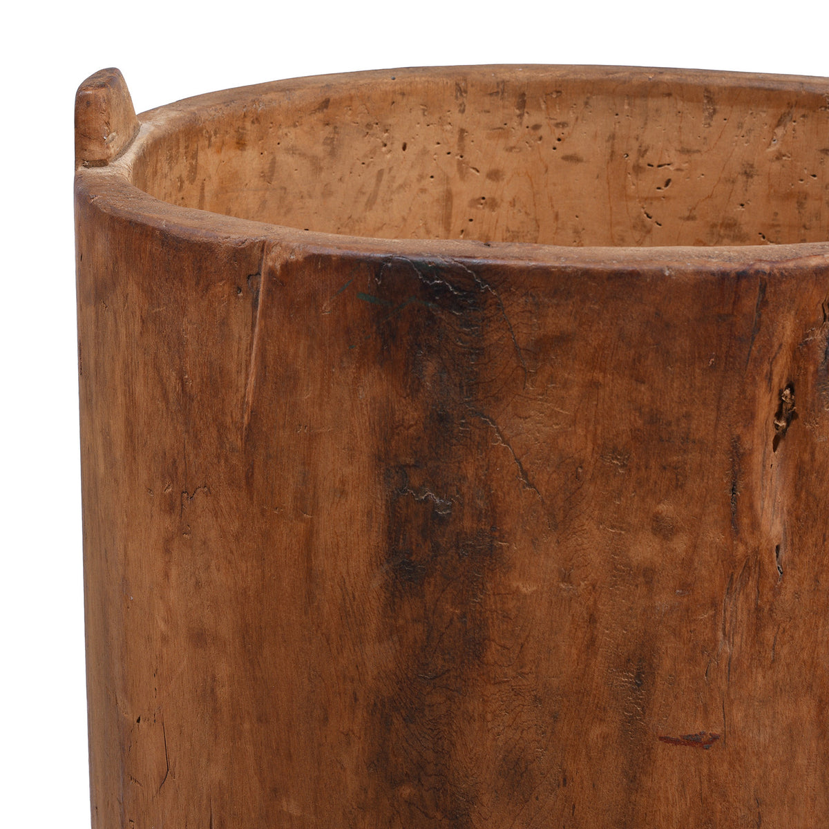Rim Detail From Antique Umbrella Stand From Gansu | Indigo Antiques