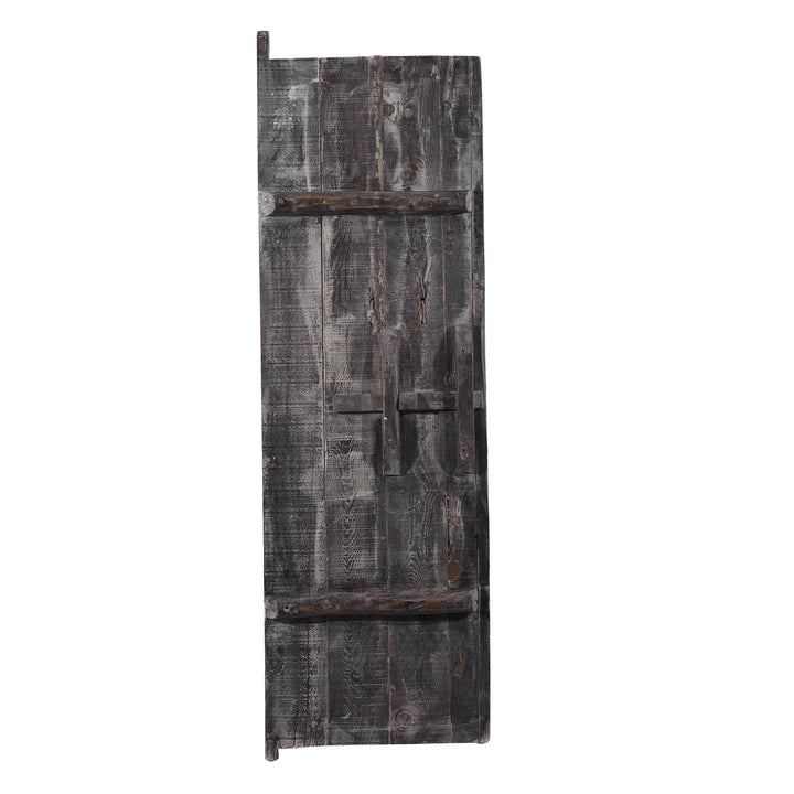 Back Of Vintage Tibetan Door With Dragon Painting | Indigo Antiques