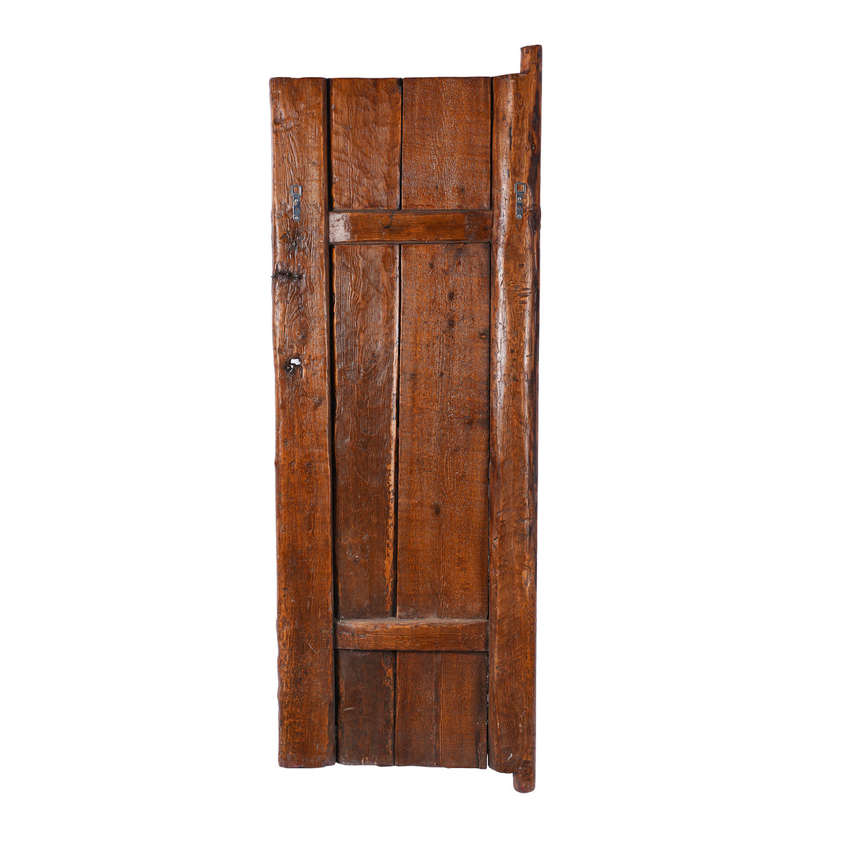Back Of Tibetan Tiger Painted Door | INDIGO ANTIQUES