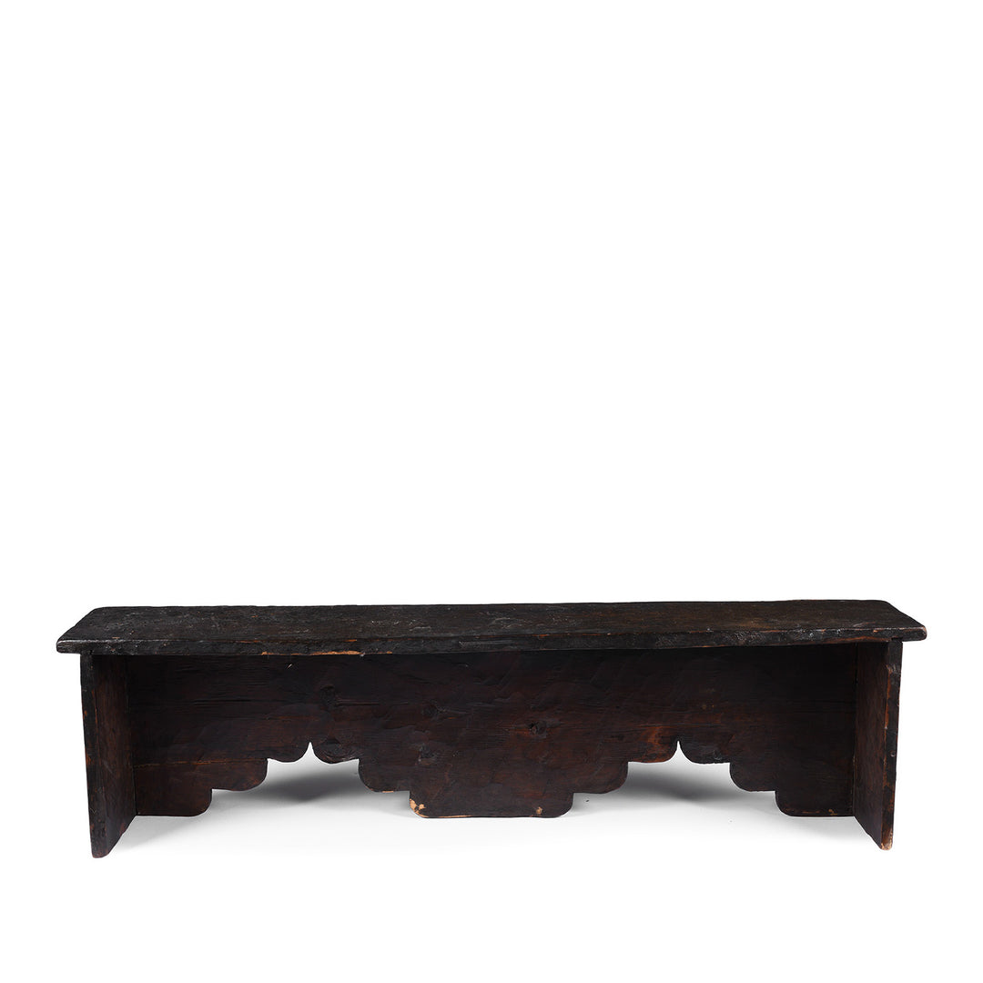 Back Of Antique Tibetan Painted Choksar | Indigo Antiques