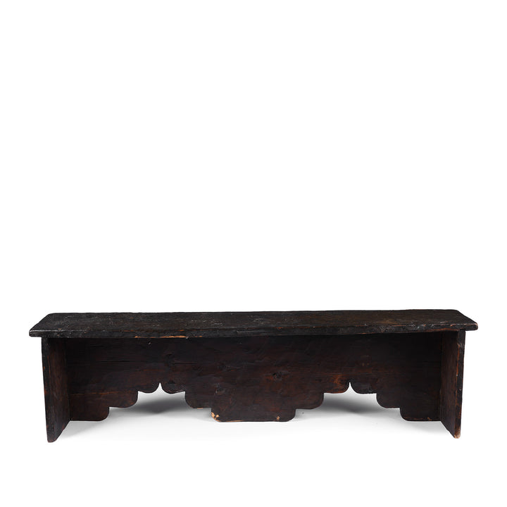 Back Of Antique Tibetan Painted Choksar | Indigo Antiques