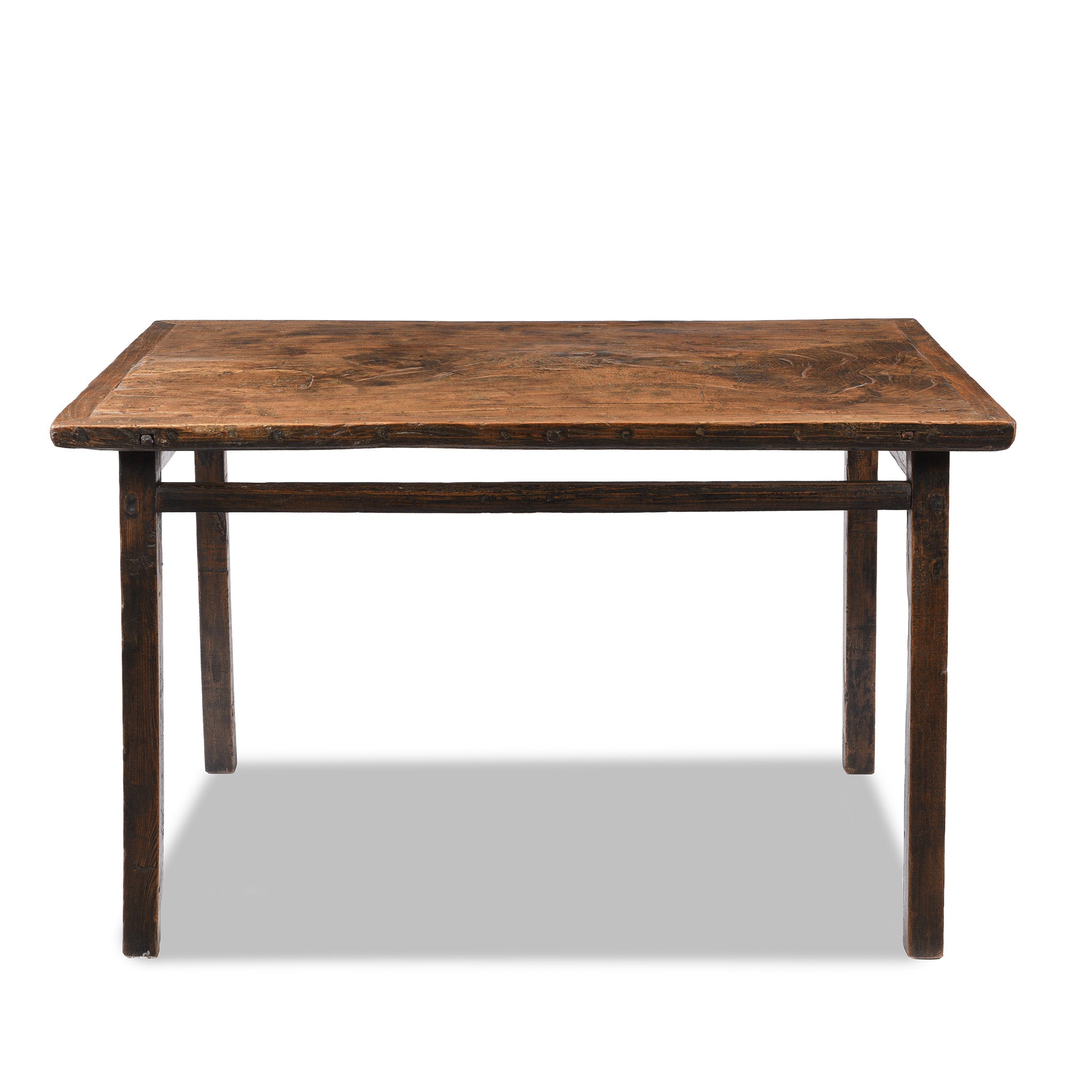Antique Elm Kitchen Table - 19th Century Antique Elm Kitchen Table - 19th Century