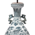 Blue & White Porcelain Vase Lamp - Phoenix Design