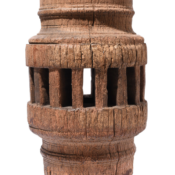 Table Lamp Made From An Old Wheel Hub