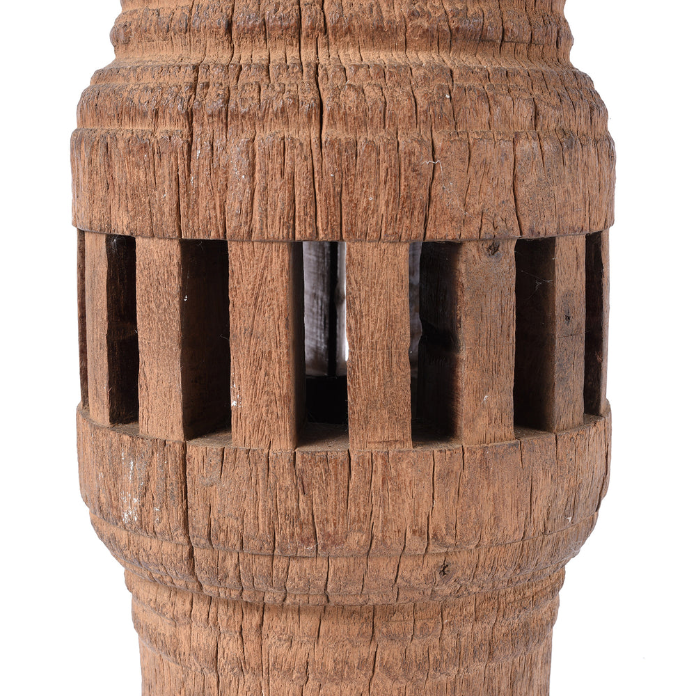 Centre Detail From Antique Elm Wheel Hub From Shanxi Province | Indigo Antiques