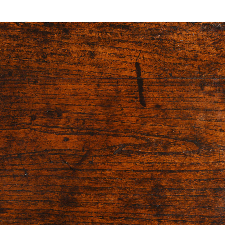 Top Detail From Antique Elm Kang Table From Shanxi - 19th Century | Indigo Antiques