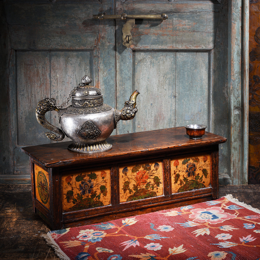 Antique Painted Tibetan Choksar - 19thC | Indigo Antiques