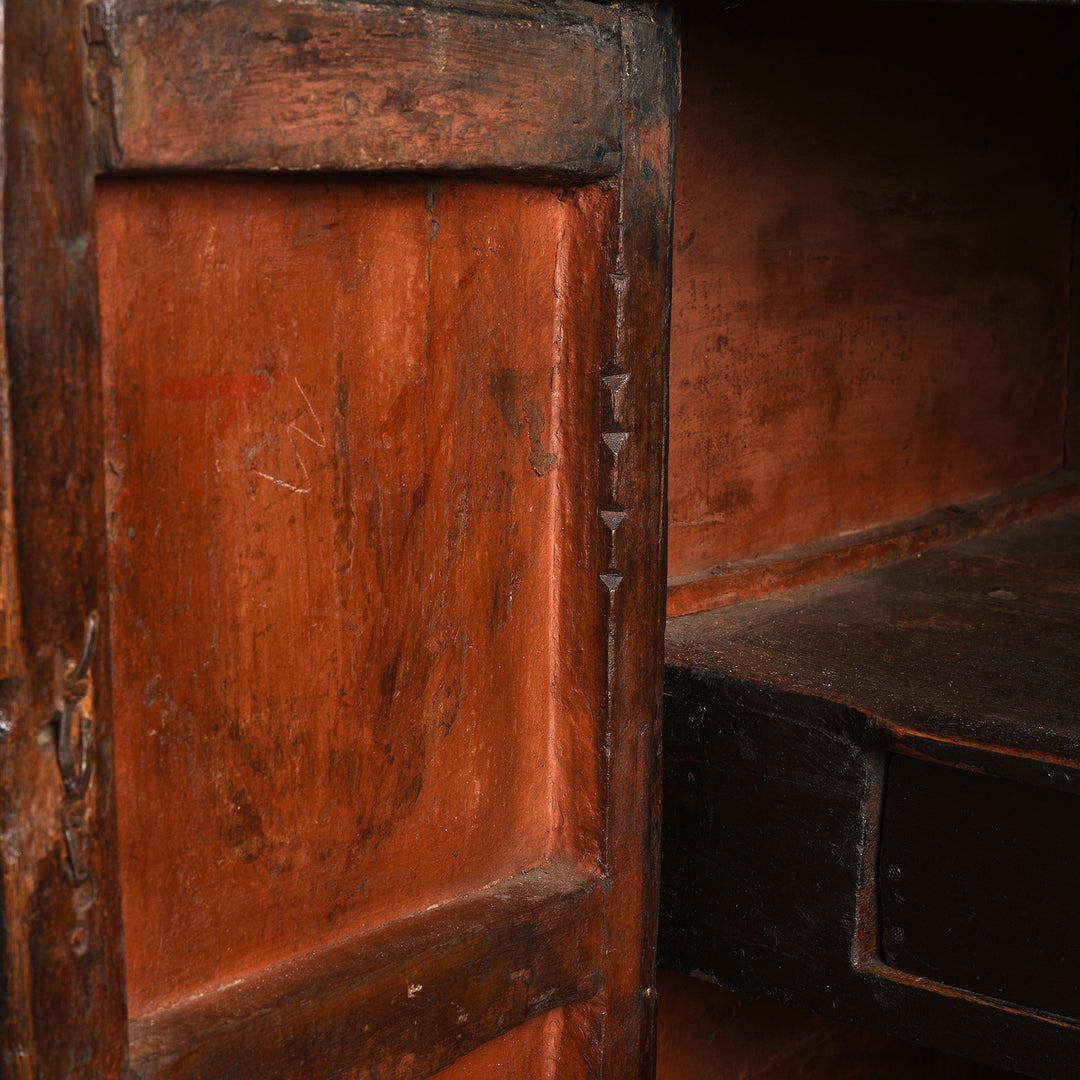Detail FromAntique Black Lacquer Sideboard From Shanxi | Indigo Antiques