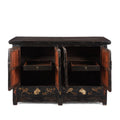 Black Lacquer Sideboard From Shanxi - Early 19th Century