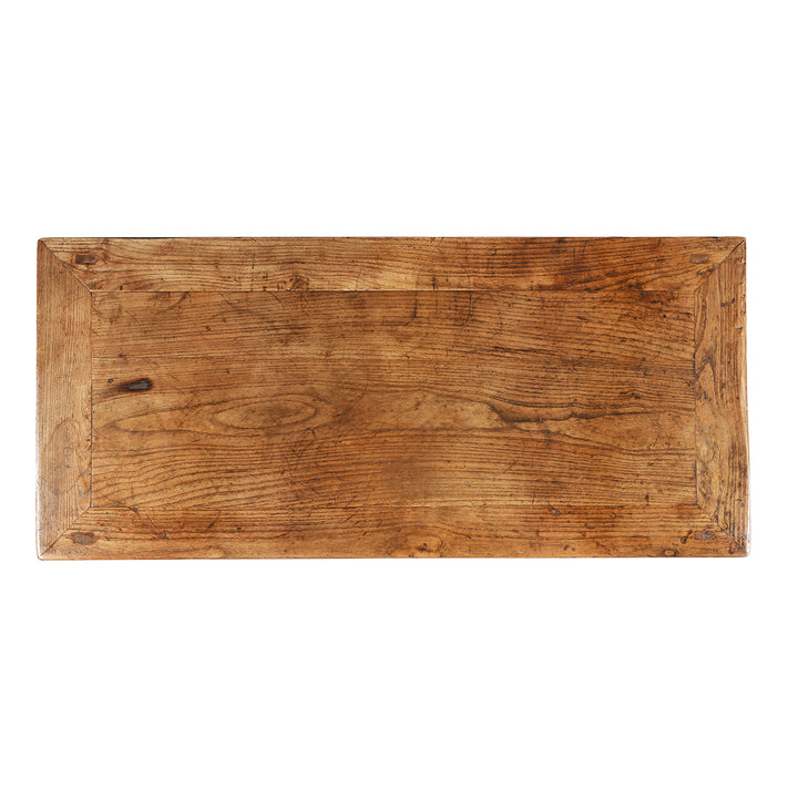 Top Down View Of Antique Elm Side Cabinet From Shanxi | Indigo Antiques
