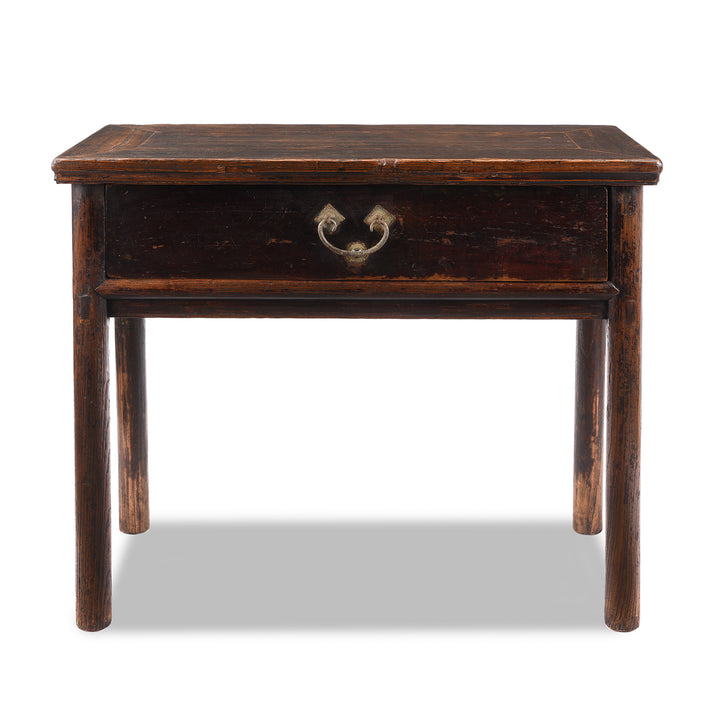 Antique Qing Dynasty Chinese Drawer Half Table From Shanxi | Indigo Antiques