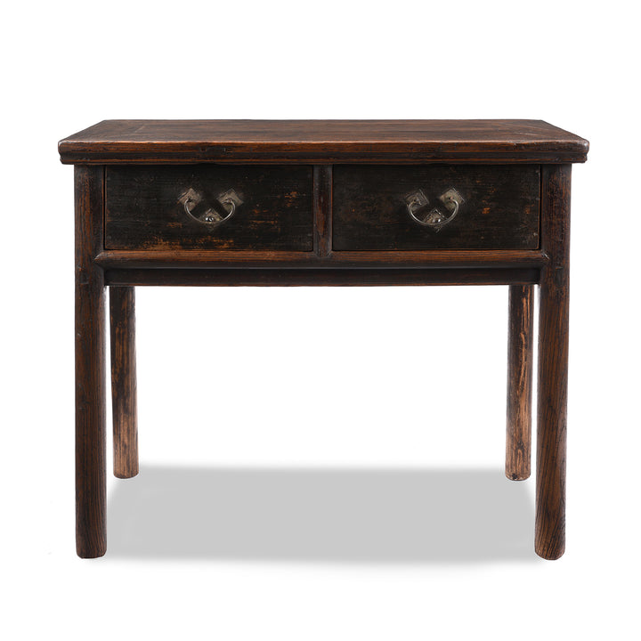 Antique Qing Dynasty Chinese Drawer Half Table From Shanxi | Indigo Antiques