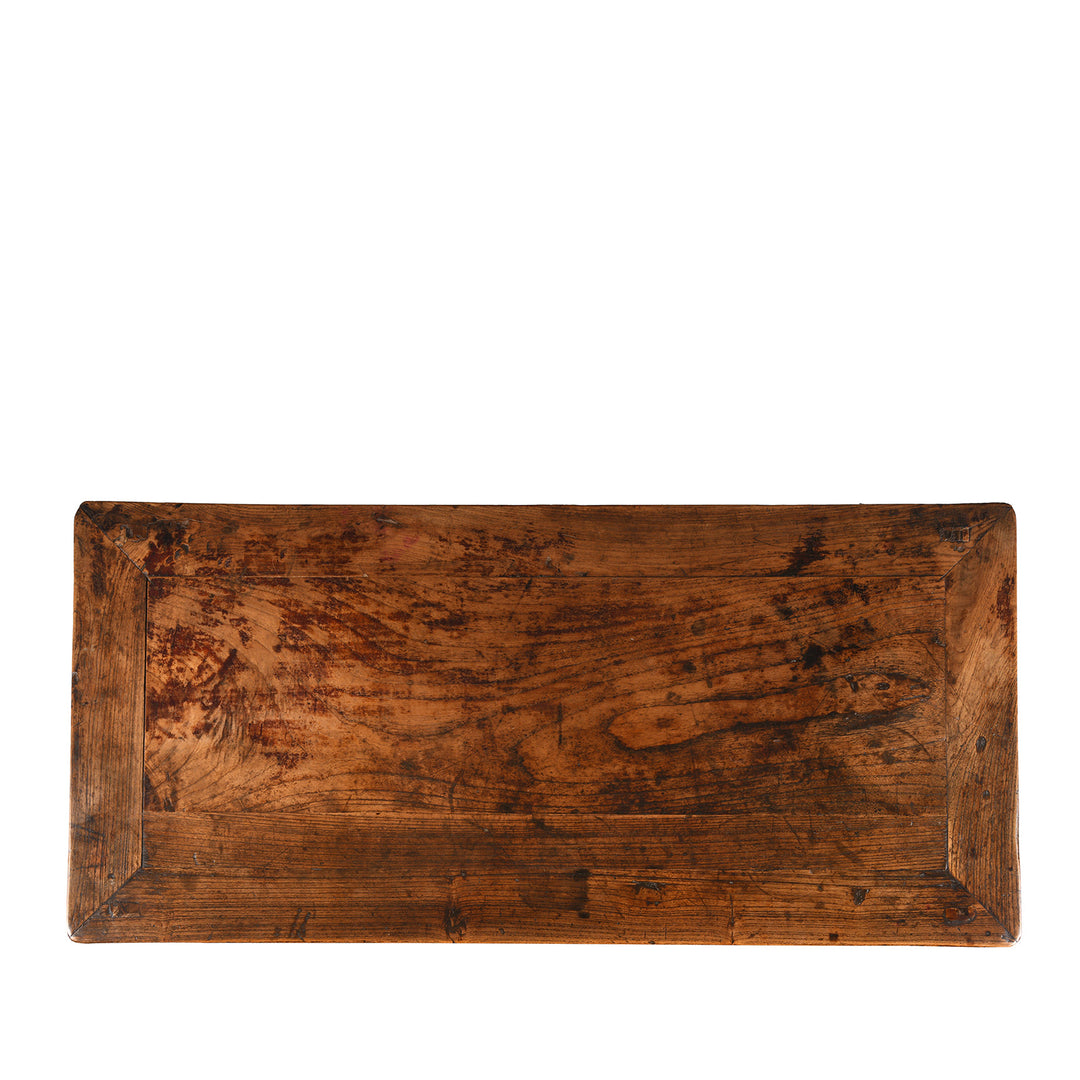 Top Down View Of Antique Ming Style Elm Side Cabinet From Shanxi | Indigo Antiques