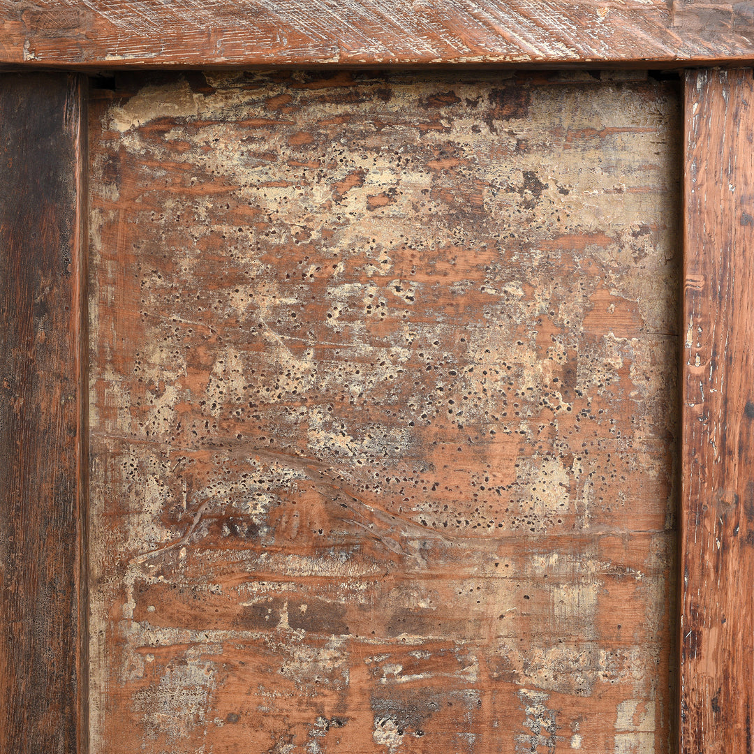 Side Detail From Antique Painted Apothecary Chest From Shanxi Province - 19th Century | Indigo Antiques