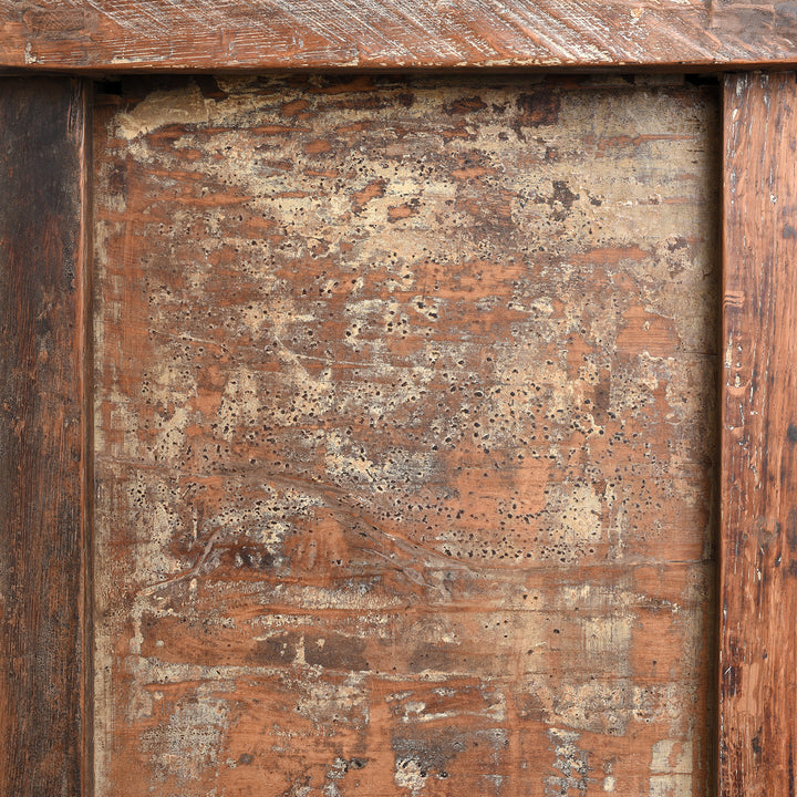 Side Detail From Antique Painted Apothecary Chest From Shanxi Province - 19th Century | Indigo Antiques