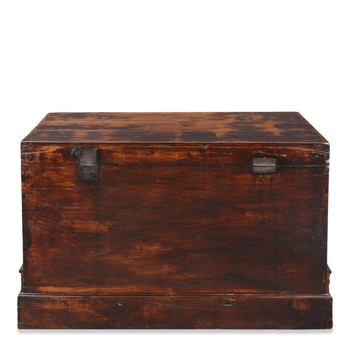 Back Of Antique Chinese Opera Chest From Shanxi | Indigo Antiques