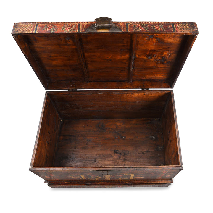 Interior Of Antique Chinese Opera Chest From Shanxi | Indigo Antiques