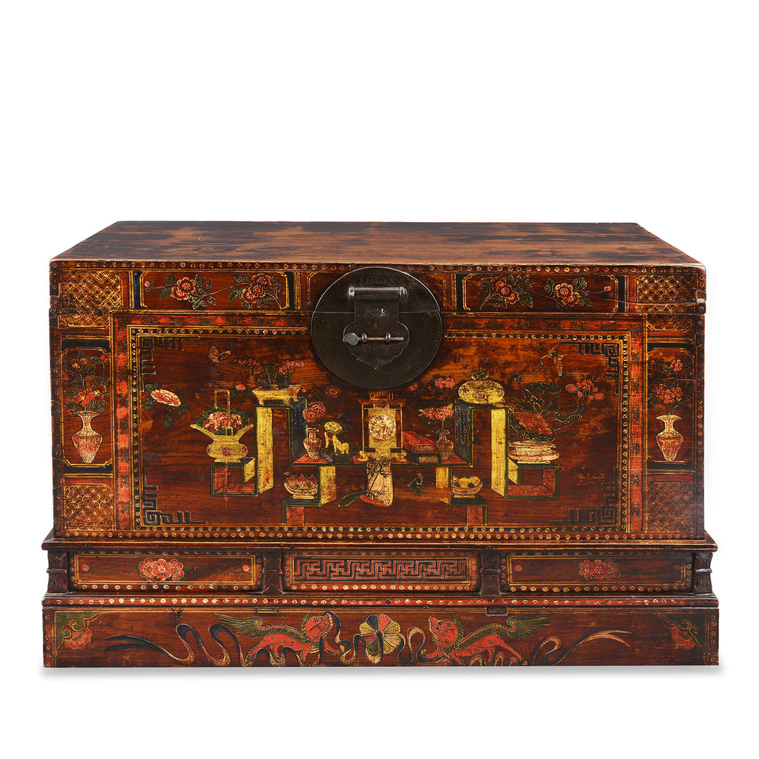 Antique Chinese Opera Chest From Shanxi | Indigo Antiques