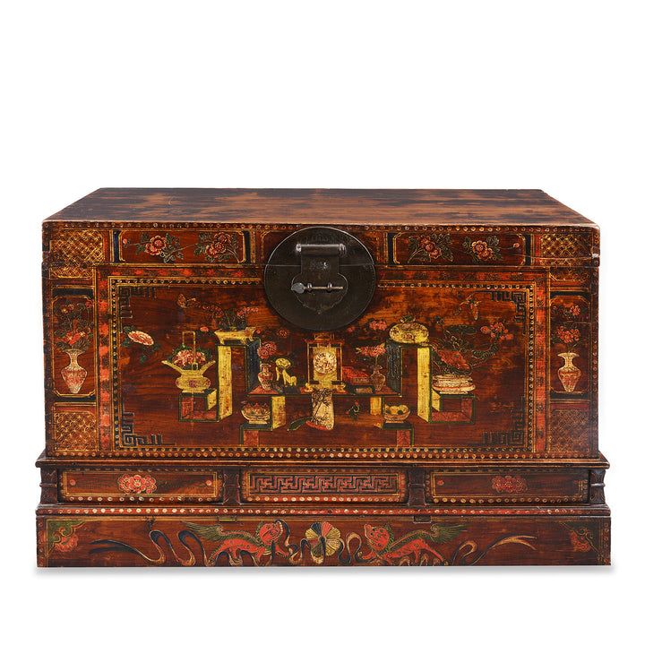Antique Chinese Opera Chest From Shanxi | Indigo Antiques