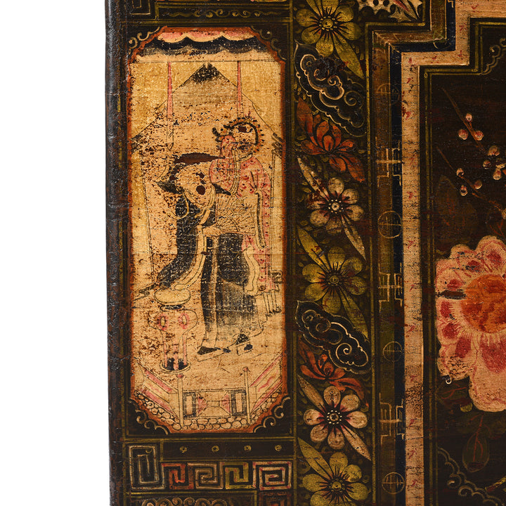 Detail From Antique Chinese Opera Chest From Shanxi | Indigo Antiques