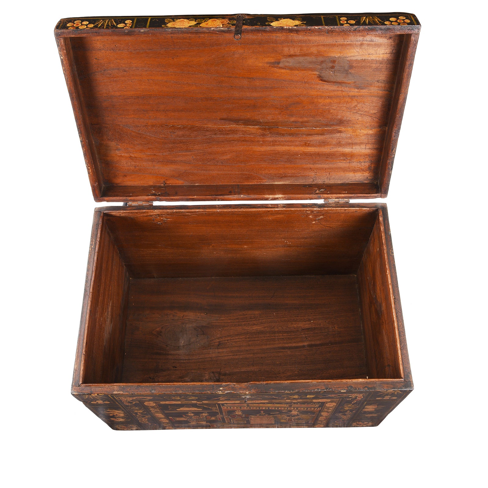 Interior Of Antique Chinese Opera Chest From Shanxi | Indigo Antiques