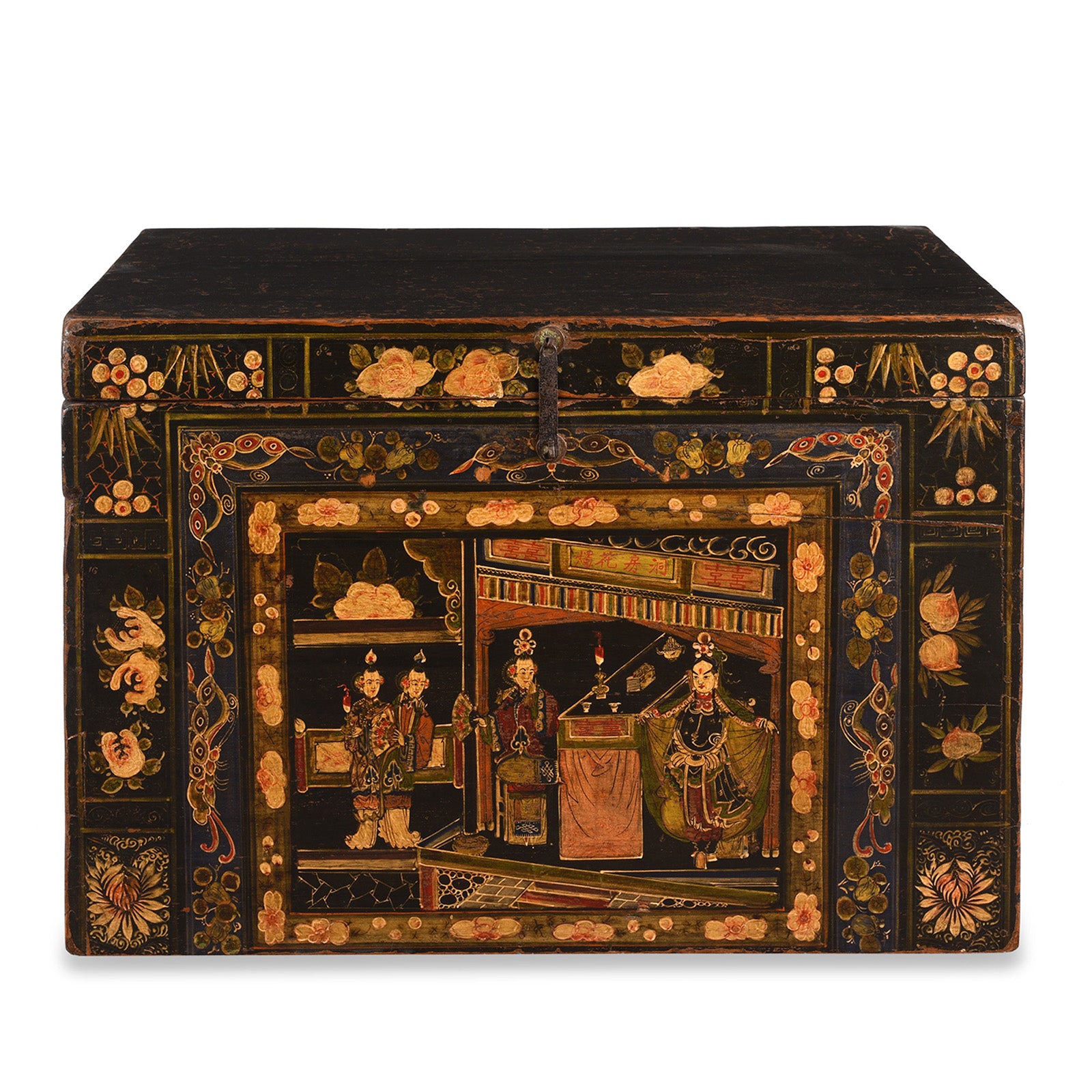 Antique Chinese Opera Chest From Shanxi | Indigo Antiques