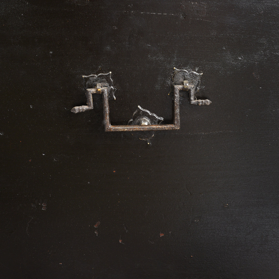 Handle Detail From Antique Chinese Opera Chest From Shanxi | Indigo Antiques