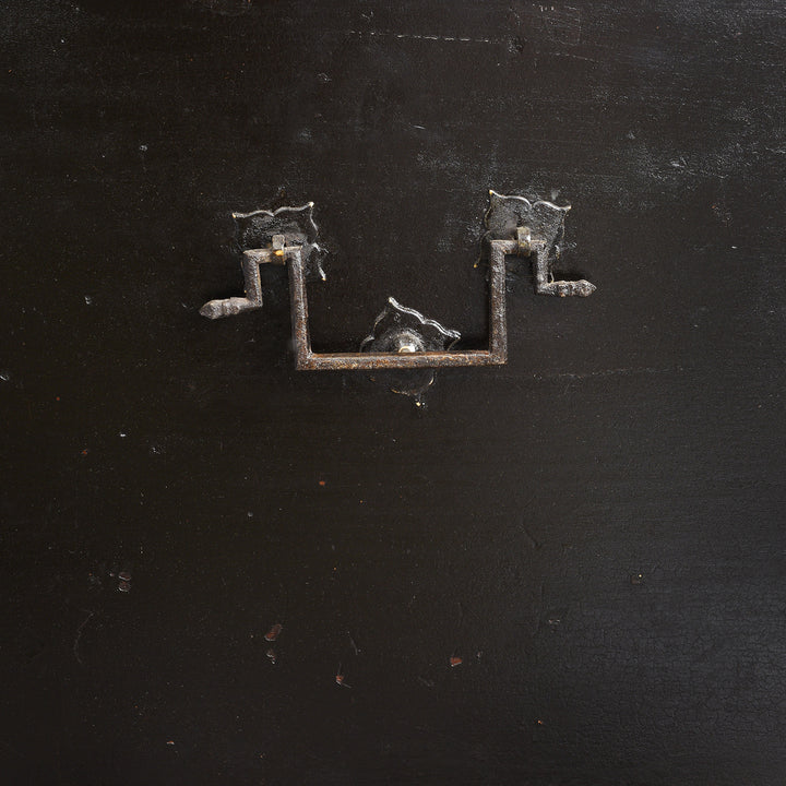 Handle Detail From Antique Chinese Opera Chest From Shanxi | Indigo Antiques