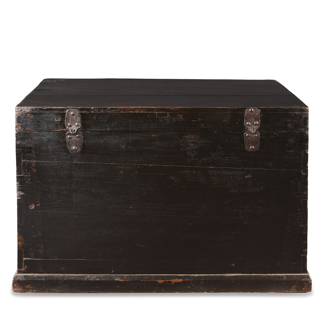 Back Of Antique Chinese Opera Chest From Shanxi | Indigo Antiques