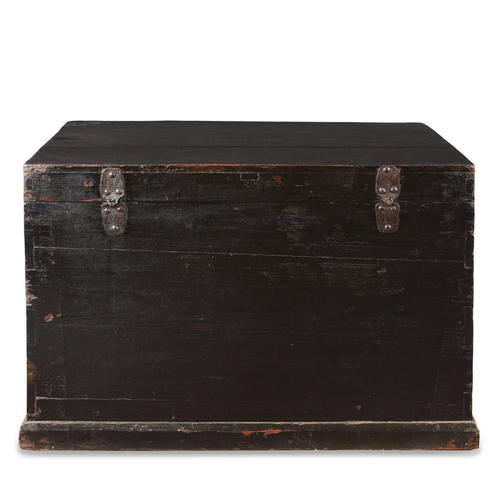 Back Of Antique Chinese Opera Chest From Shanxi | Indigo Antiques