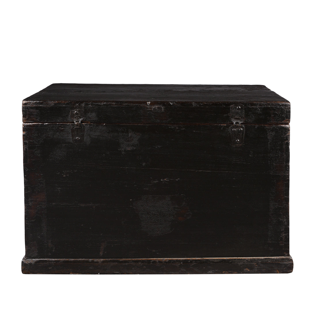 Back Of Antique Painted Elm Opera Chest From Shanxi Province - 19th Century | Indigo Antiques