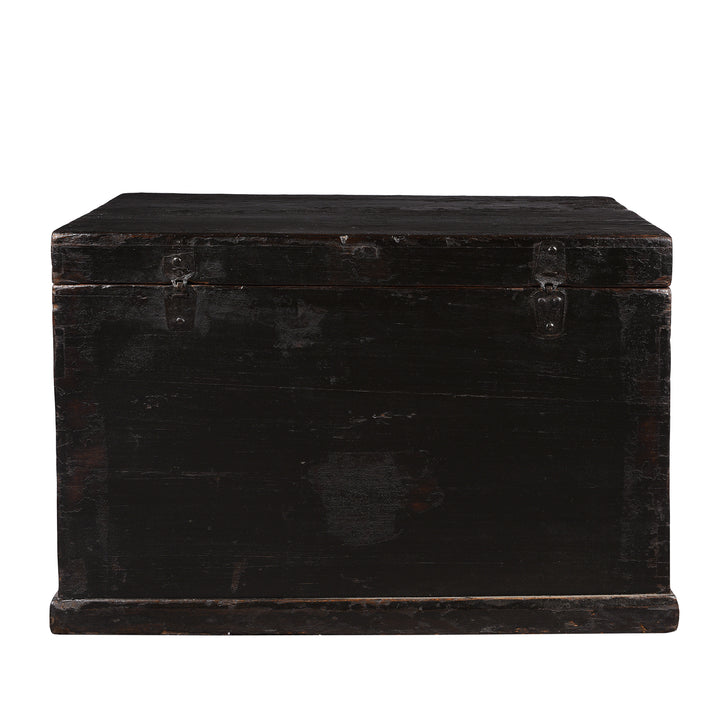 Back Of Antique Painted Elm Opera Chest From Shanxi Province - 19th Century | Indigo Antiques