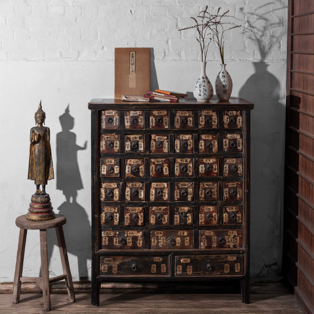 Antique Chinese Apothecary Chest From Shanxi Province - 19th Century | Indigo Antiques