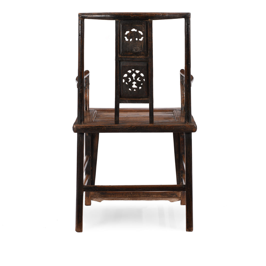 Antique Pair Of Elm Arm Chair From Shanxi Province | Indigo Antiques 