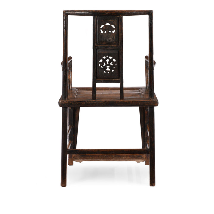 Antique Pair Of Elm Arm Chair From Shanxi Province | Indigo Antiques 