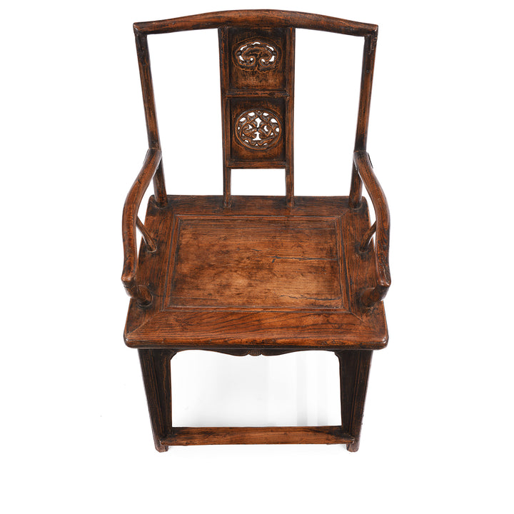 Antique Pair Of Elm Arm Chair From Shanxi Province | Indigo Antiques 