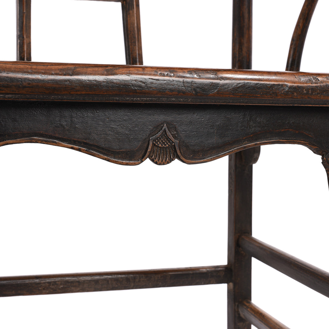 Antique Pair Of Elm Arm Chair From Shanxi Province | Indigo Antiques 