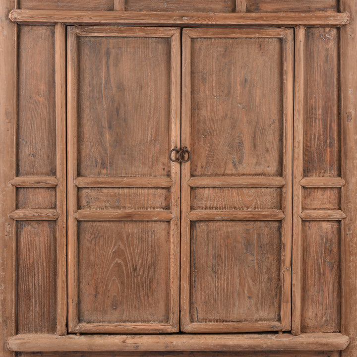 Doors Detail From Antique Elm Noodle Cabinet From Tianjin - 19th Century | Indigo Antiques
