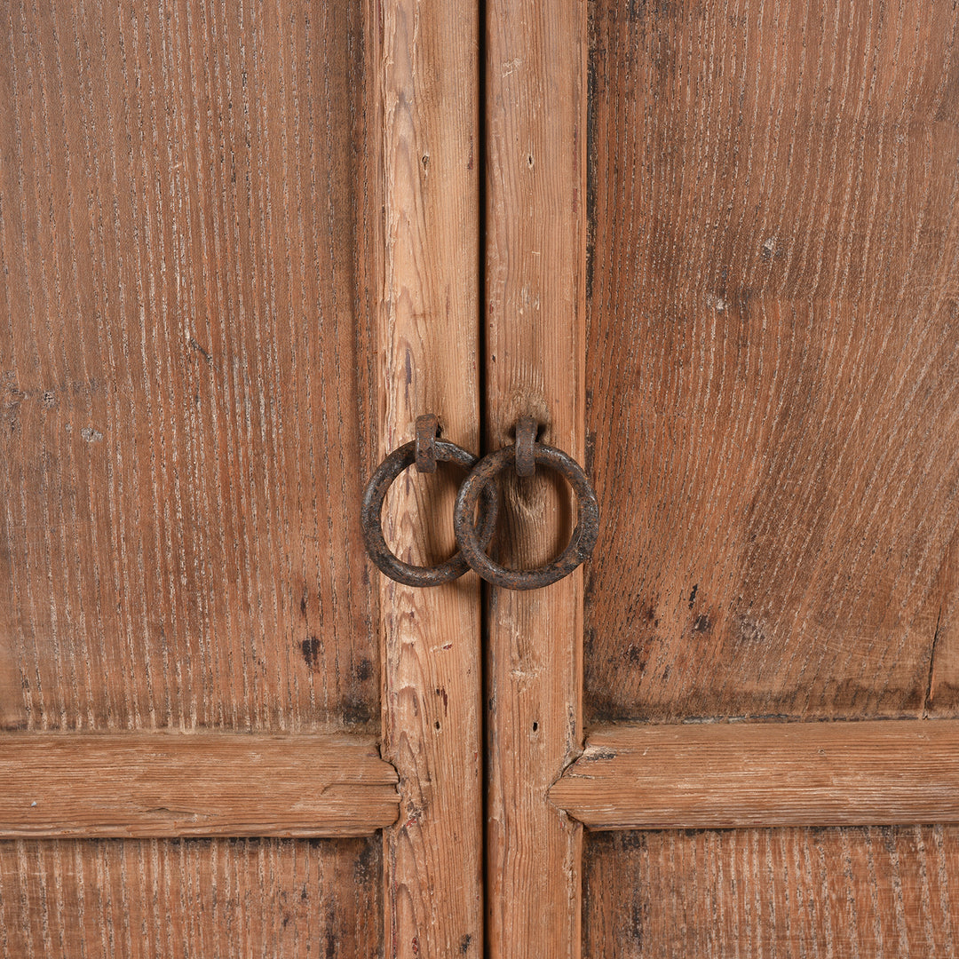 Handles Detail From Antique Elm Noodle Cabinet From Tianjin - 19th Century | Indigo Antiques