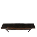 Black Lacquer Console Table With 5 Drawers - 19th Century